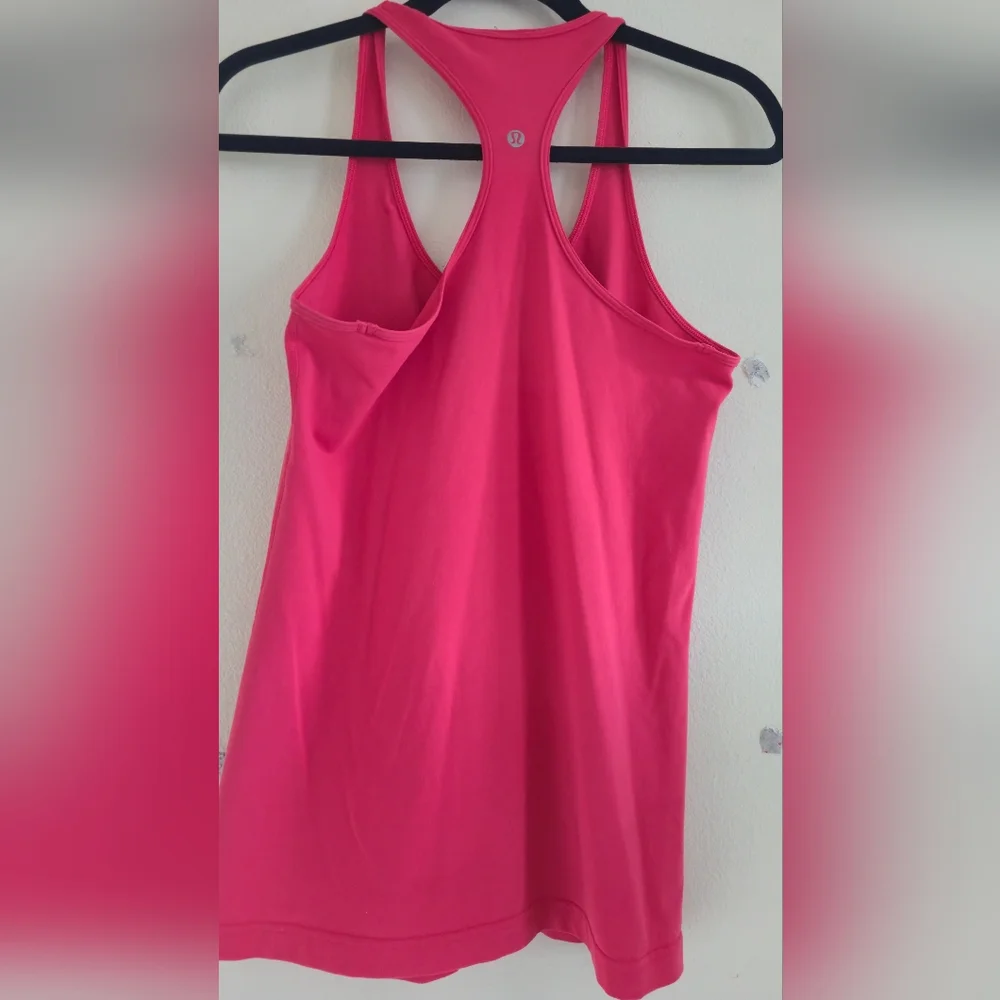 Lululemon Athletica Bright Pink Tank Top